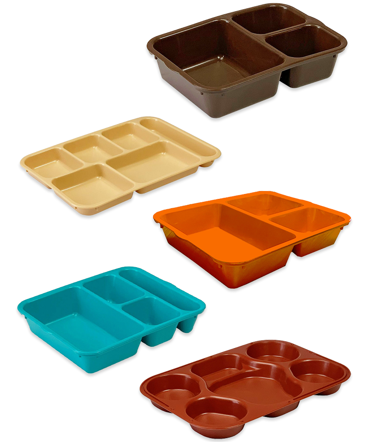 JonesZylon Copolymer Correctional Food Trays