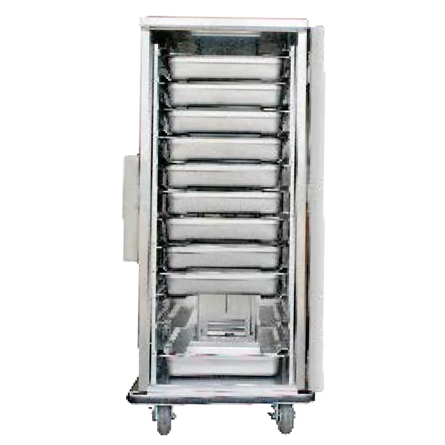 JZ-12UBT jail heated bulk food meal delivery cart