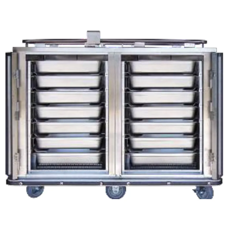 JZ-168 jail heated bulk food meal delivery cart