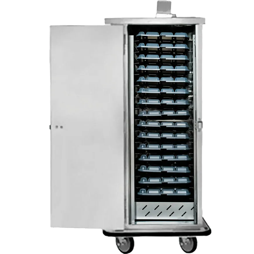 JZ-PPST-28-30 correctional heated and ambient meal delivery cart